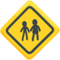 Children Crossing emoji on Messenger